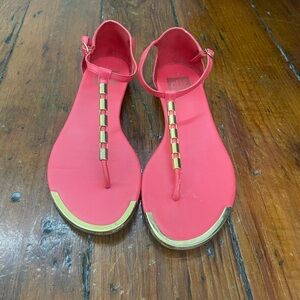 DV by Dolce Vita Coral Sandals with Gold Chain